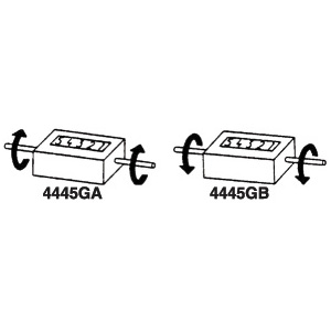 4445GA - METER COUNTERS FOR MACHINE - Prod. SCU